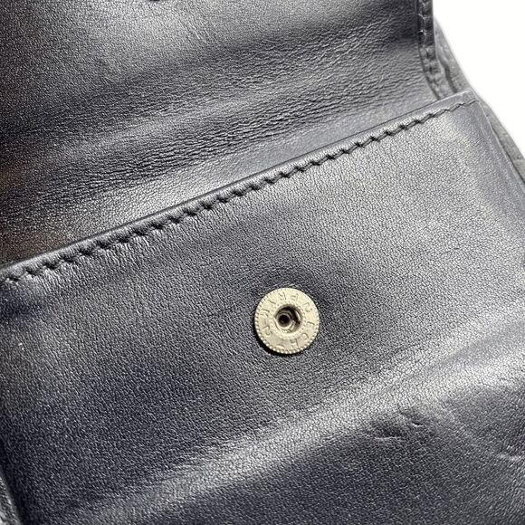 Authentic Gucci Black Canvas & Leather Bifold Wallet **FLAWS** - Picture 12 of 12